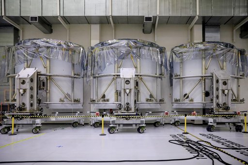 Orion Spacecraft Adapter (SA) Cone Install