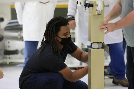 Orion Spacecraft Adapter (SA) Cone Install