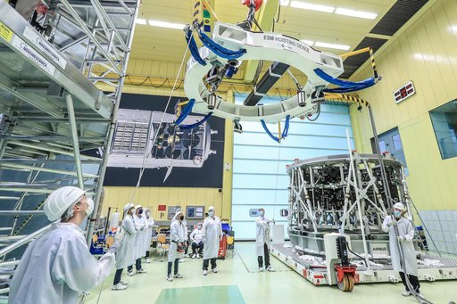 Artemis III Service Module arrives at Airbus