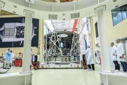 Artemis III Service Module arrives at Airbus