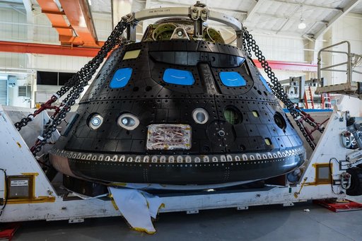 Orion Structural Test Article arrives at Langley