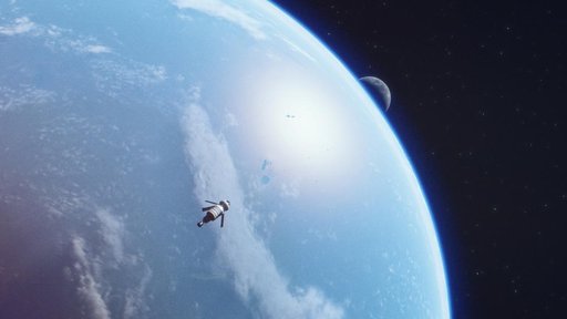 Artemis I artist's concept - Earth departure
