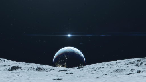Artemis I artist's concept - lunar flyby