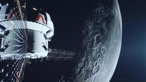 Artemis I artist's concept - lunar flyby