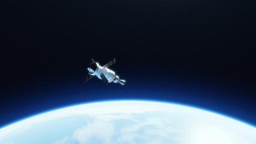 Artemis I artist's concep - upper stage separation