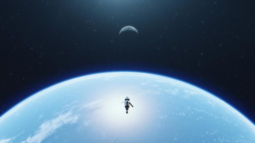 Artemis I artist's concept - Earth departure
