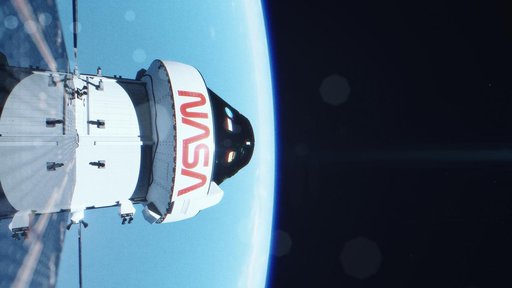 Artemis I artist's concept - returning home