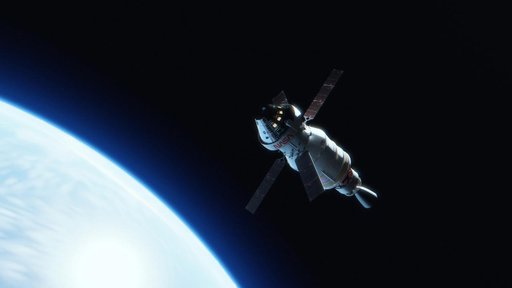 Artemis I artist's concept - solar wing deployment