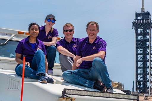 NASA’s SpaceX Crew-9 members are pictured during training