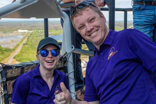SpaceX Crew-9 crew members Zena Cardman and Aleksandr Gorbunov