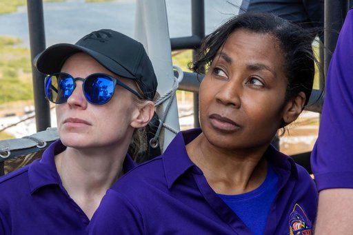 NASA’s SpaceX Crew-9 crew members Zena Cardman and Stephanie Wilson