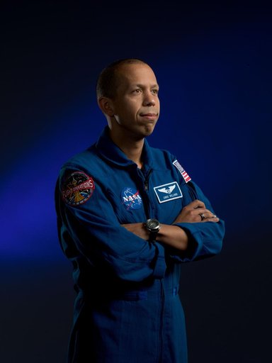 NASA astronaut Chris Williams poses for a portrait at NASA's Johnson Space Center