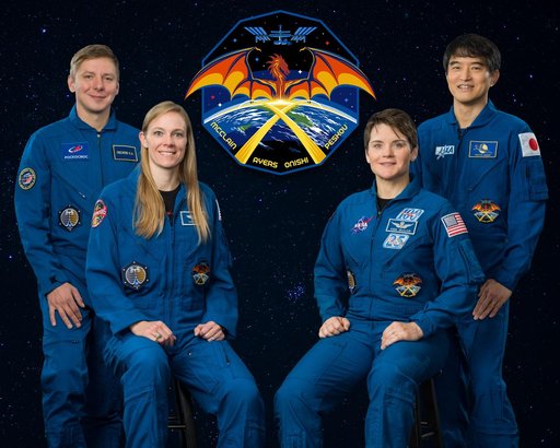 The official portrait of NASA's SpaceX Crew-10 members