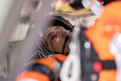 NASA astronaut and Artemis II commander Reid Wiseman during Post Insertion and Deorbit Preparation training