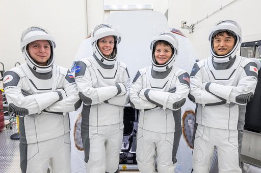 The crew members of NASA’s SpaceX Crew-10 mission