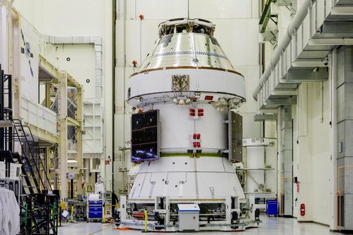 Artemis II Orion Solar Array Wings Installed