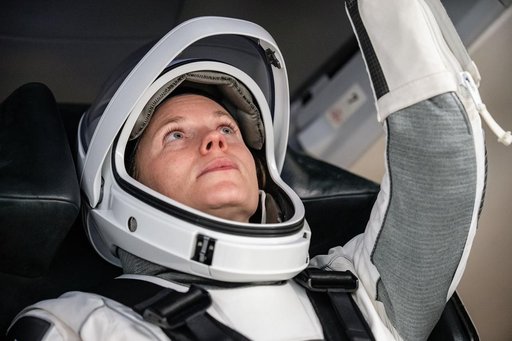 NASA astronaut Zena Cardman, commander of NASA’s SpaceX Crew-11 mission