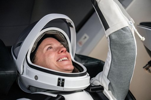NASA astronaut Zena Cardman, commander of NASA’s SpaceX Crew-11 mission