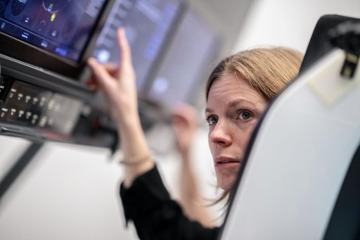 NASA astronaut Zena Cardman, commander of NASA’s SpaceX Crew-11 mission