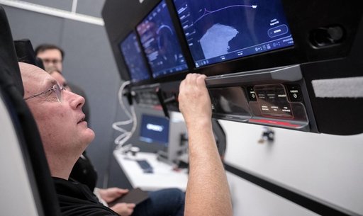 NASA astronaut Mike Fincke, pilot of NASA’s SpaceX Crew-11 mission