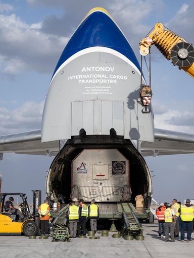 US Arrival of Gateway Module Marks Milestone for First Lunar Space Station  (jsc2025e034710)