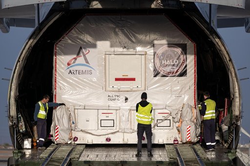 US Arrival of Gateway Module Marks Milestone for First Lunar Space Station  (jsc2025e034711)