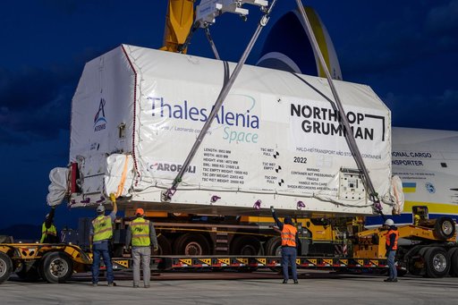 US Arrival of Gateway Module Marks Milestone for First Lunar Space Station  (jsc2025e034723)
