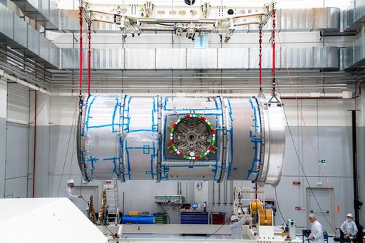 Preparing Gateway’s HALO for Departure from Italy to Arizona (jsc2025e034731)