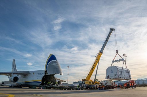 Gateway’s HALO Begins Journey from Italy to Arizona (jsc2025e034734)