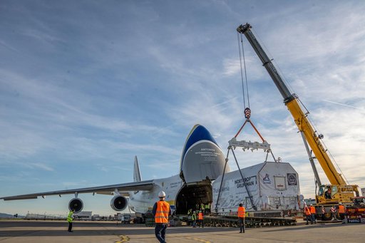 Gateway’s HALO Begins Journey from Italy to Arizona (jsc2025e034735)