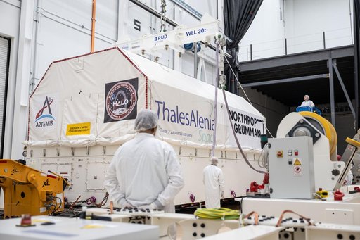 Gateway's HALO Arrives in Arizona for Final Outfitting (jsc2025e036485)