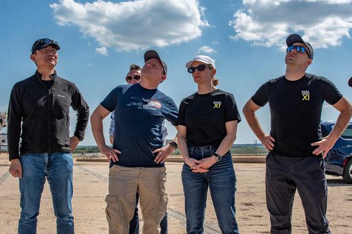 NASA's SpaceX Crew-11 members participate in a training session at Kennedy Space Center