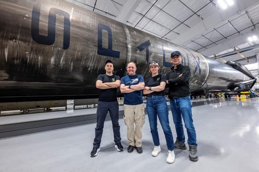 The four crew members of NASA's SpaceX Crew-11 mission