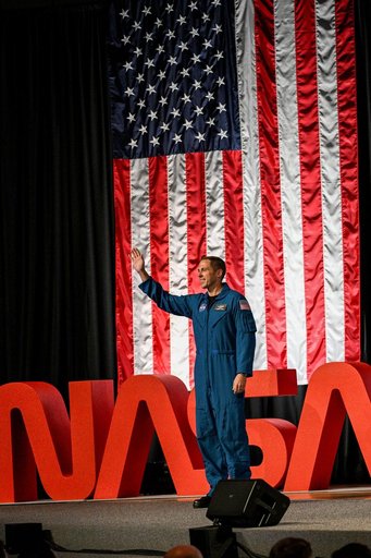 NASA 2025 Astronaut Candidate Cameron Jones at Announcement Ceremony