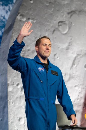 2025 Astronaut Candidate Cameron Jones at Announcement Ceremony