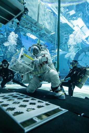 Canadian Space Agency Astronaut Jenni Gibbons Practices Lunar Tasks