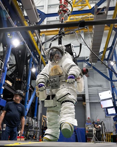 Artemis III Lunar Spacesuit Testing