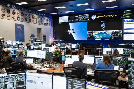 The Artemis II Flight Control Team Monitoring the Translunar Injection Burn