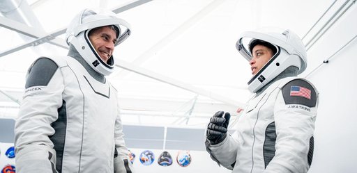 SpaceX Crew-13 Pilot Luke Delaney and Commander Jessica Watkins