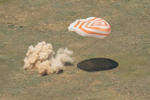 Expedition 47 Soyuz TMA-19M Landing