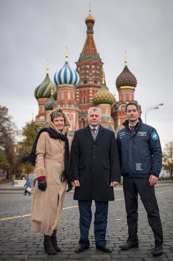 Expedition 50 Red Square Visit