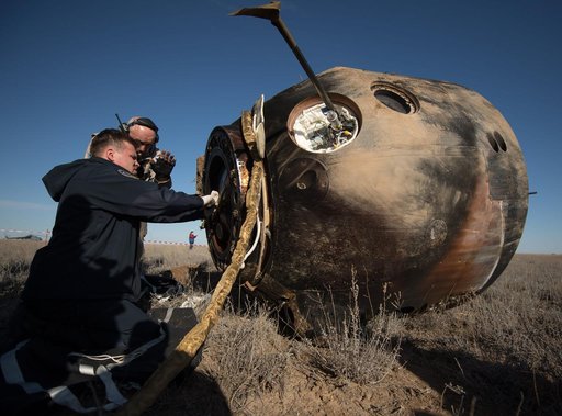 Expedition 50 Soyuz MS-02 Landing