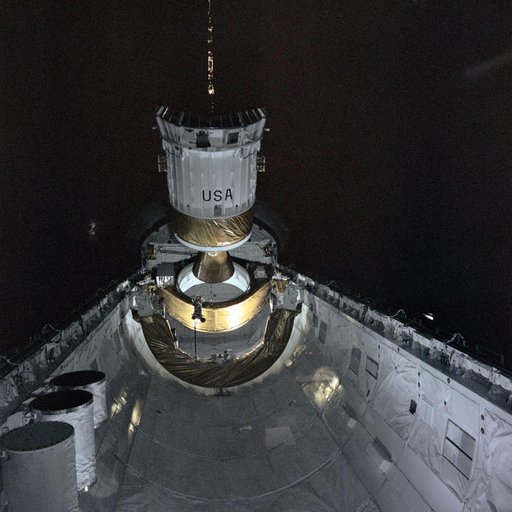 Deployment of the TDRS by STS-6 Challenger