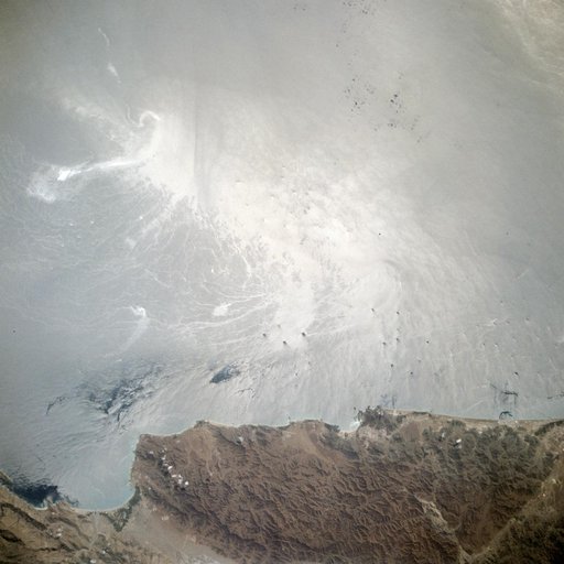 Ships at anchor, Gulf of Oman