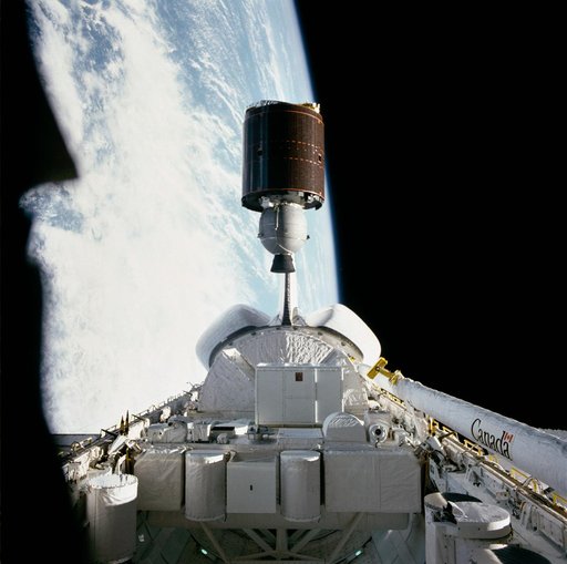 View of the Telesat-F deployment
