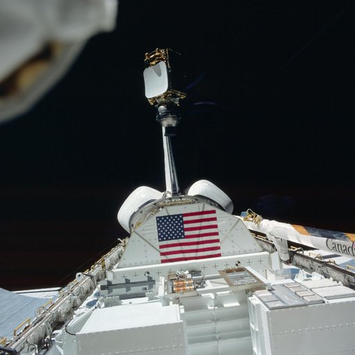 View of the INSAT/PAM-D being deployed