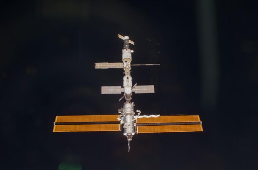 Approach view of the ISS