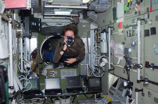 MS Kavandi with camera in Service Module
