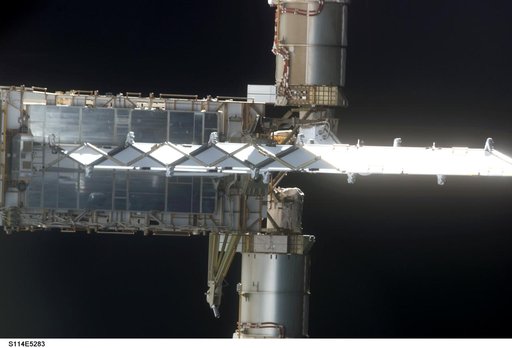 P6 truss and radiator panels