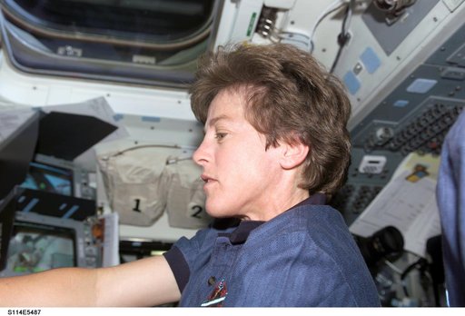 Lawrence on aft flight deck